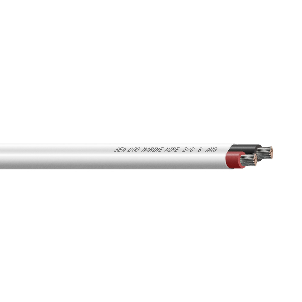 Sea-Dog 6/2 AWG Flat Duplex Wire Red/Black - 100' Sea-Dog 6/2 AWG Flat Duplex Wire Red/Black - 100'