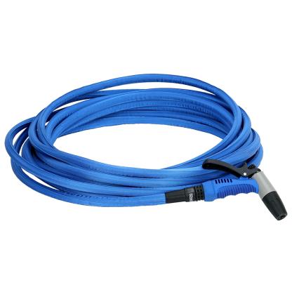 HoseCoil 75' Blue Flexible Hose Kit with Rubber Tip Nozzle