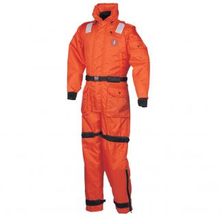 Mustang Deluxe Anti-Exposure Coverall & Work Suit - Orange - Small