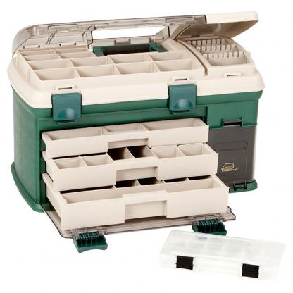 Plano 3-Drawer Tackle Box XL - Green/Beige