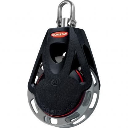 Ronstan Series 40 Ratchet Orbit Block™ - Single - Auto - Swivel Shackle Head