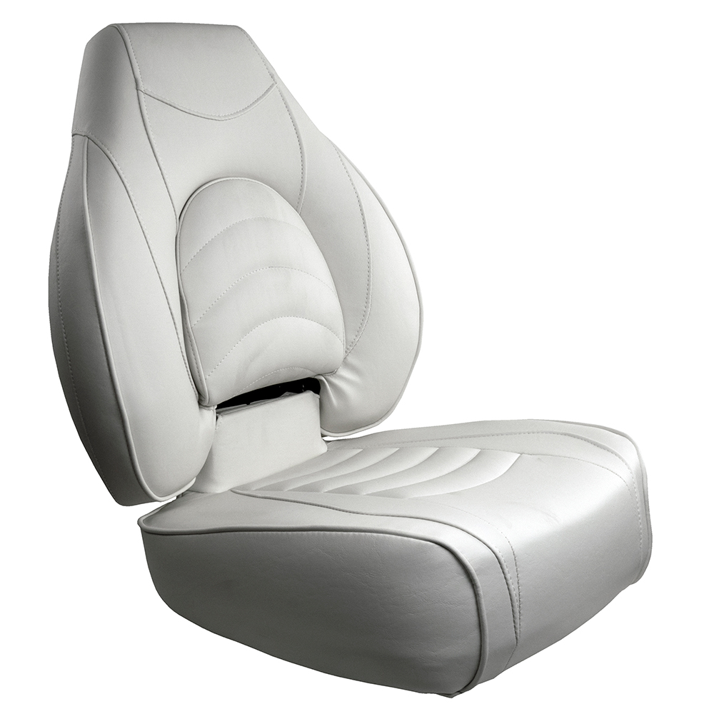 Springfield Fish Pro High Back Folding Seat - White Springfield Fish Pro High Back Folding Seat - White