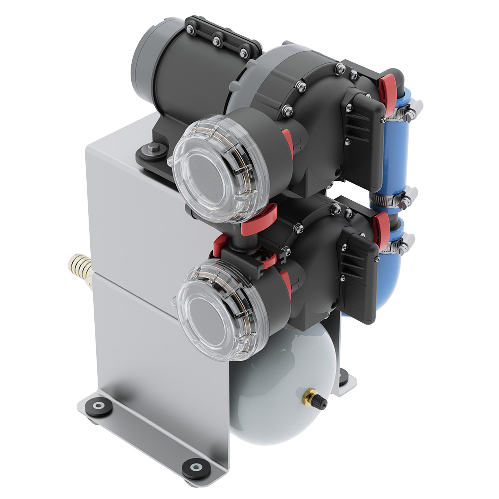 Johnson Pump Aqua Jet II Duo 2L WPS - 10.4 GPM - 24V - 2.8 Bar Johnson Pump Aqua Jet II Duo 2L WPS - 10.4 GPM - 24V - 2.8 Bar