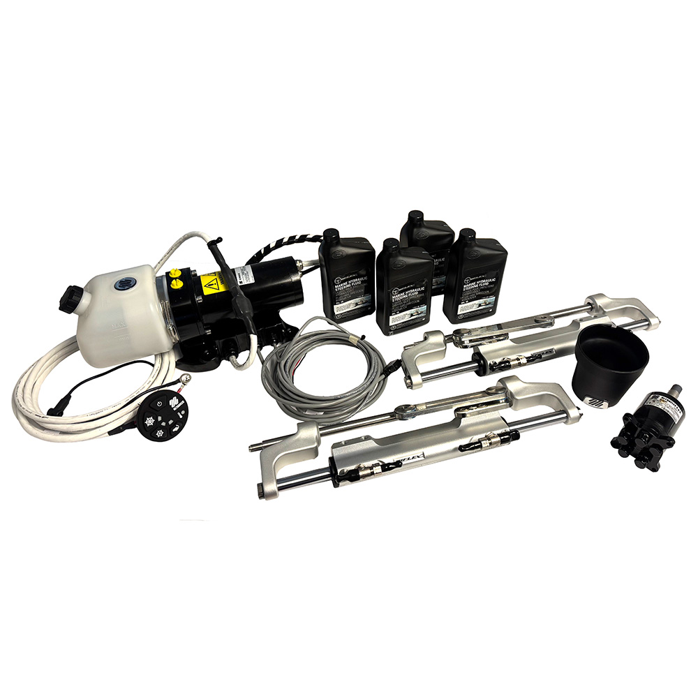Uflex MasterDrive Steering System - Single Station/Twin Cylinder Kit - UC128TS - SVS 1 & UC128TS - SVS 1P Cylinders Uflex MasterDrive Steering System - Single Station/Twin Cylinder Kit - UC128TS - SVS 1 & UC128TS - SVS 1P Cylinders