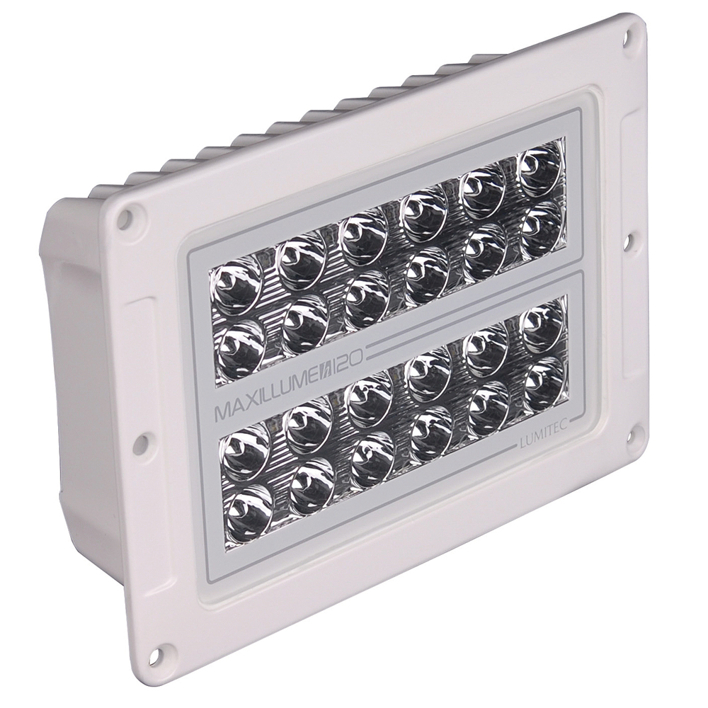 Lumitec Maxillume h120 - Flush Mount Flood Light - White Housing - White Dimming Lumitec Maxillume h120 - Flush Mount Flood Light - White Housing - White Dimming