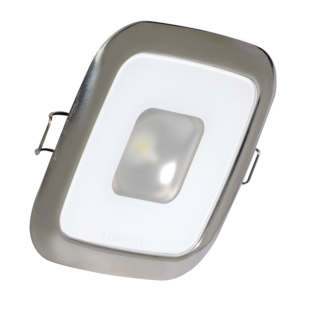 Lumitec Square Mirage Down Light - Spectrum RGBW Dimming - Polished Bezel Lumitec Square Mirage Down Light - Spectrum RGBW Dimming - Polished Bezel