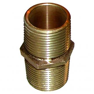 GROCO Bronze Pipe Nipple - 2-1/2" NPT