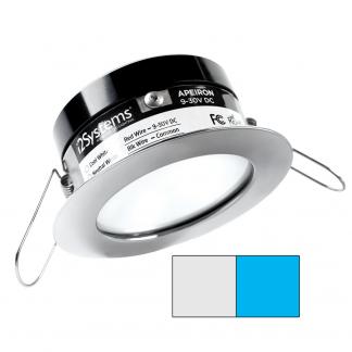 i2Systems Apeiron A503 3W Spring Mount Light - Cool White & Blue - Polished Chrome Finish