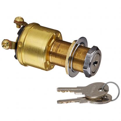 Cole Hersee 4 Position Brass Ignition Switch