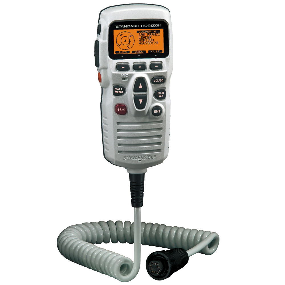 Standard Horizon RAM3+ Remote Station Microphone White Atlantic Marine  Depot