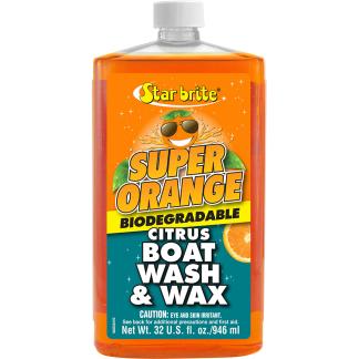 Star brite Super Orange Citrus Boat Wash & Wax - Fresh & Salt Water - 32 oz