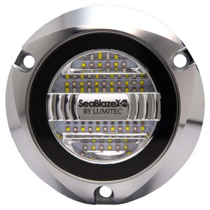 Lumitec SeablazeX2 Spectrum Underwater Light RGBW Polished Housing