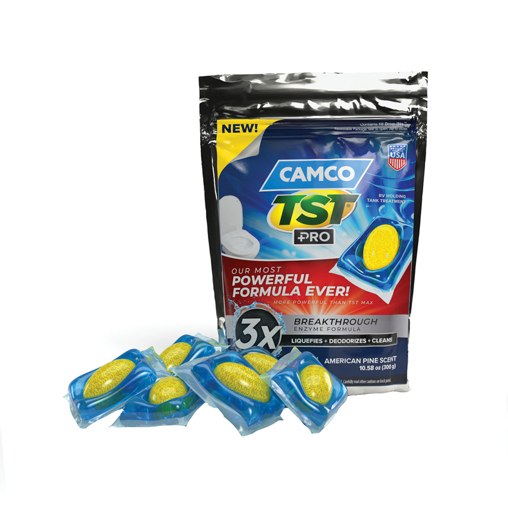 Camco TST Pro RV Holding Tank Treatment Drop-Ins - American Pine *10-Pack Camco TST Pro RV Holding Tank Treatment Drop-Ins - American Pine *10-Pack