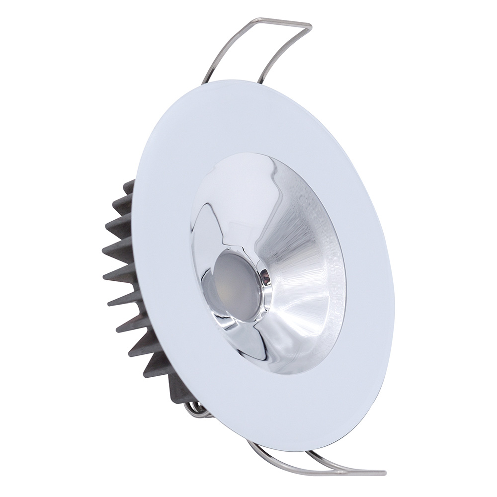 Lumitec Illusion Flush Mount LED Down Light - Spectrum RGBW - Warm White - White Housing - Chrome Reflector Lumitec Illusion Flush Mount LED Down Light - Spectrum RGBW - Warm White - White Housing - Chrome Reflector