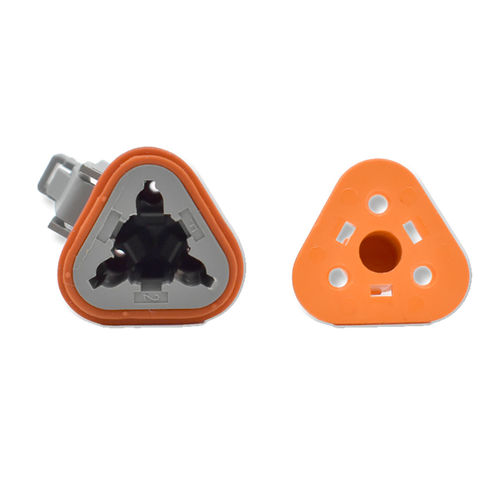 Bluewater 3 Position Female Deutsch Connector w/Wedge Lock Bluewater 3 Position Female Deutsch Connector w/Wedge Lock