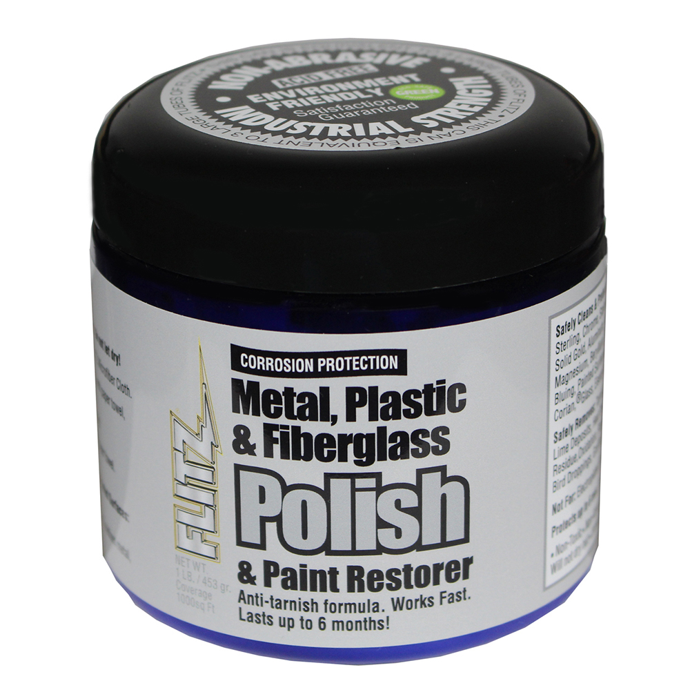 Flitz Metal, Plastic & Fiberglass Polish - Quart - Tri-Point