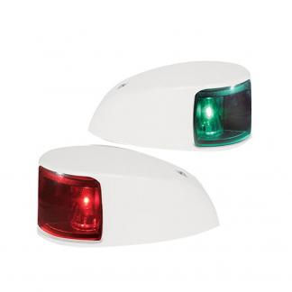 Hella Marine NaviLED Deck Mount Port & Starboard Pair - 2nm - Colored Lens/White Housing