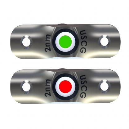 TACO Rub Rail Mounted LED Navigation Light Set - 2-1/2"