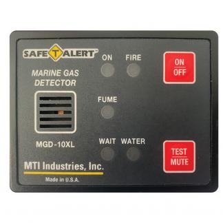 Safe-T-Alert Gas Vapor Alarm Fume, Fire, Bilge Water - Black Surface Mount