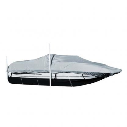 Carver Sun-DURA® Styled-to-Fit Boat Cover f/20.5' Sterndrive Deck Boats w/Walk-Thru Windshield - Grey