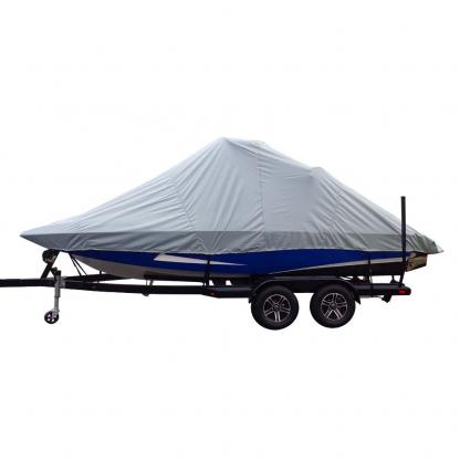 Carver Sun-DURA® Specialty Boat Cover f/21.5' Inboard Tournament Ski Boats w/Wide Bow & Swim Platform - Grey