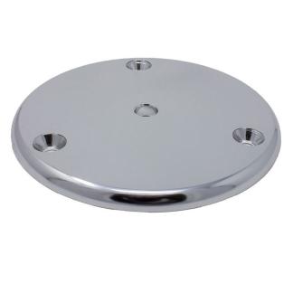 TACO Round Pad 3-Hole Mill Finish - 4-1/2"