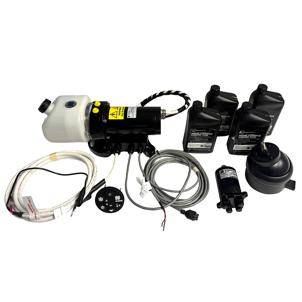 Uflex MasterDrive Steering System - Single Station Retrofit Kit - MasterDrive 40cc Tilt Mount Helm & UPMD Power Unit (No Cylinders Included) Uflex MasterDrive Steering System - Single Station Retrofit Kit - MasterDrive 40cc Tilt Mount Helm & UPMD Power Unit (No Cylinders Included)