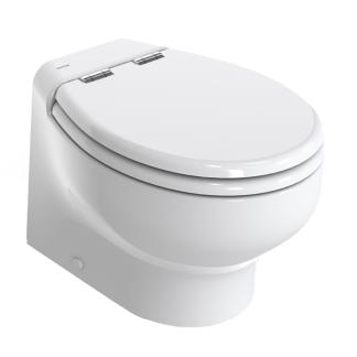 Thetford Silence Plus 2G w/Wood Polyester Soft Close Seat & Standard Solenoid - Short, White - 24V