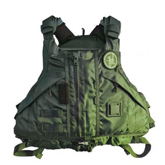 First Watch AV-1000 Kayak Style Duty PFD - Green - XL/XXL