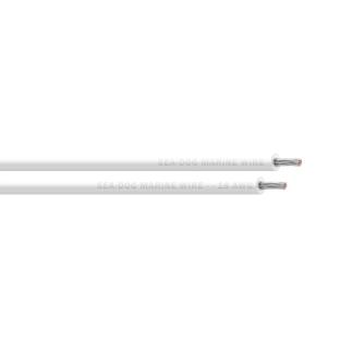Sea-Dog 18 AWG White Primary Wire - 100'