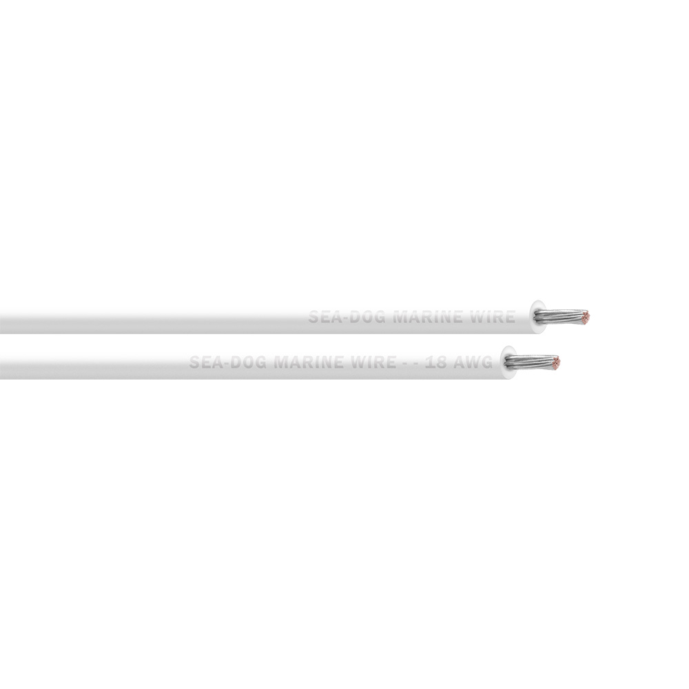 Sea-Dog 18 AWG White Primary Wire - 100' Sea-Dog 18 AWG White Primary Wire - 100'