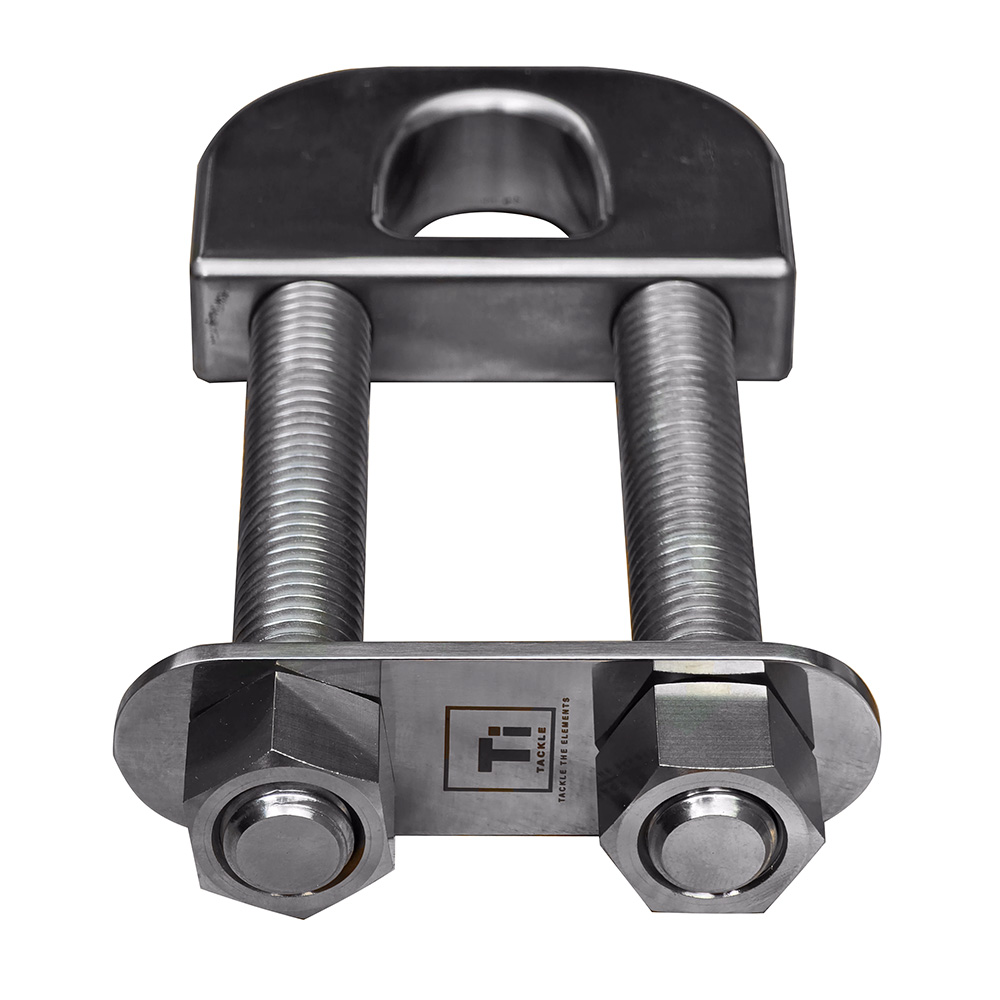 Ti-Tackle Titanium Bow D Ring - 4" Long Stud Ti-Tackle Titanium Bow D Ring - 4" Long Stud