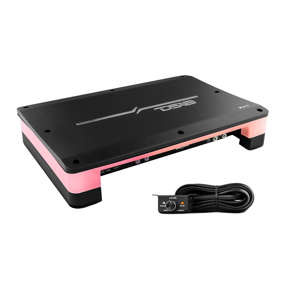 DS18 Flush/Surface Mount 1-Channel Monoblock Class D Amplifier w/Acrylic Cover - 1x900W RMS @ 1 Ohm DS18 Flush/Surface Mount 1-Channel Monoblock Class D Amplifier w/Acrylic Cover - 1x900W RMS @ 1 Ohm