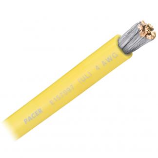 Pacer Yellow 4 AWG Battery Cable - Sold By The Foot