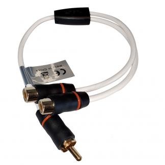 Fusion RCA Cable Splitter - 1 Male to 2 Female - 1'