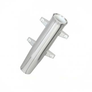 Lee's Aluminum Side Mount Rod Holder - Tulip Style - Silver Anodize