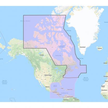 Furuno US & Canada Atlantic Coast, Gulf of Mexico, Caribbean Bahamas and central America Vector Charts - Unlock Code