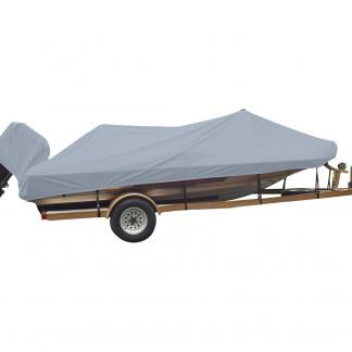 Carver Sun-DURA® Styled-to-Fit Boat Cover f/18.5' Wide Style Bass Boats - Grey