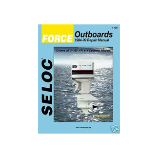 SELOC FORCE OUTBOARD  MOTOR ENGINE REPAIR MANUAL SEL 1100