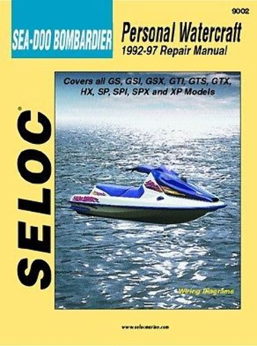 SELOC SEADOO JETSKI PWC ENGINE REPAIR MANUAL 1992-97 SEL 9002