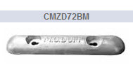 HULL ANODE PLATE BOLT ON MAGNESIUM