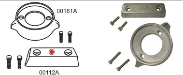 Volvo Penta 290 Complete Anode Kit 10276A Performance Metals